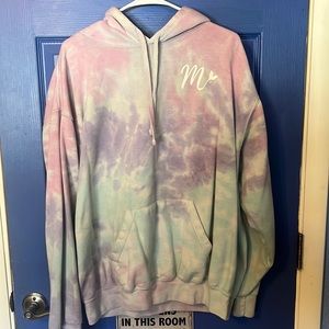Mermaid Straw Watercolour Oversized Hoodie